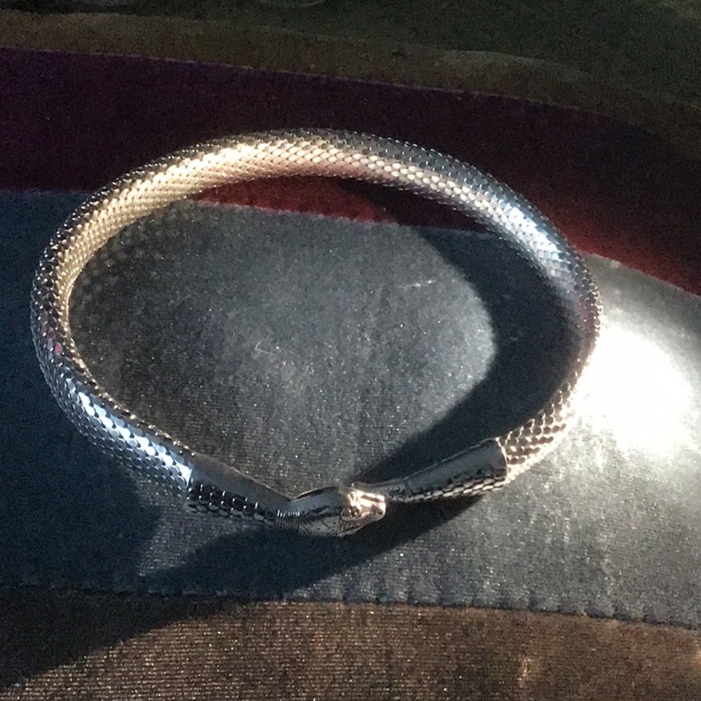 Vintage Whiting & Davis Serpent Snake Necklace Choker - Picture 1 of 4